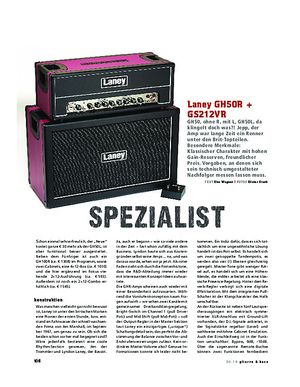 Gitarre & Bass Laney GH50R + Cab, Tube-Stack Gitarre & Bass Laney GH50R + Cab, Tube-Stack