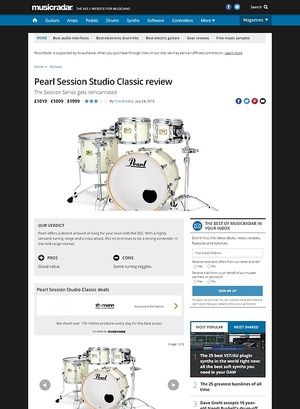 MusicRadar.com Pearl Session Studio Classic MusicRadar.com Pearl Session Studio Classic