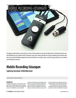 Sound & Recording Lightning Interfaces & USB-Mikrofone Sound & Recording Lightning Interfaces & USB-Mikrofone