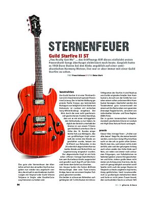 Gitarre & Bass Guild Starfire II ST, E-Gitarre Gitarre & Bass Guild Starfire II ST, E-Gitarre