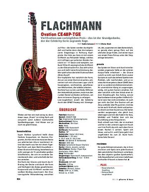 Gitarre & Bass Ovation CE48P-TGE, A-Gitarre Gitarre & Bass Ovation CE48P-TGE, A-Gitarre