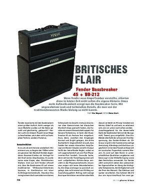 Gitarre & Bass Fender Bassbreaker 45 + BB-212, Gitarren-Anlage Gitarre & Bass Fender Bassbreaker 45 + BB-212, Gitarren-Anlage