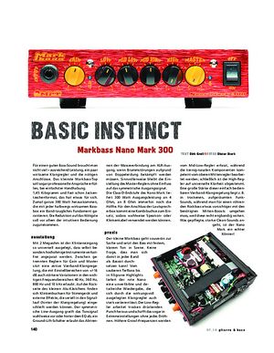 Gitarre & Bass Markbass Nano Mark 300, Bass-Amp Gitarre & Bass Markbass Nano Mark 300, Bass-Amp