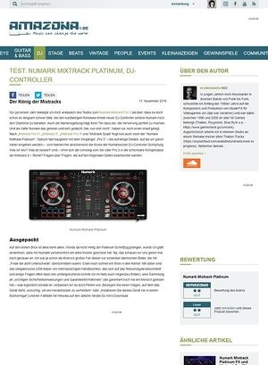 Amazona.de Numark Mixtrack Platinum Amazona.de Numark Mixtrack Platinum