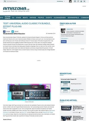 Amazona.de Universal Audio Classic FX Bundle Amazona.de Universal Audio Classic FX Bundle