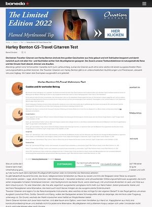 Bonedo.de Harley Benton GS-Travel Gitarren Bonedo.de Harley Benton GS-Travel Gitarren