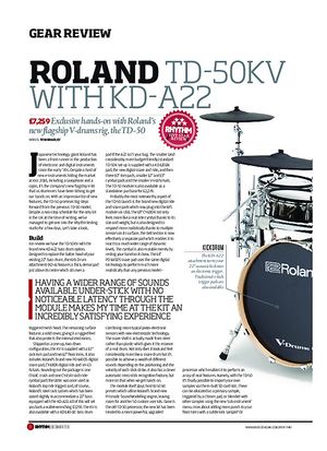 Rhythm Roland TD-50KV with KD-A22 Rhythm Roland TD-50KV with KD-A22