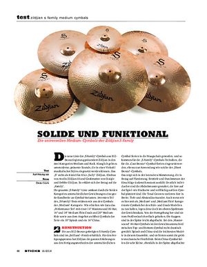 Sticks Zildjian S Family Medium Cymbals Sticks Zildjian S Family Medium Cymbals