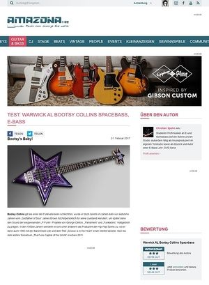 Amazona.de Warwick AL Bootsy Collins Spacebass Amazona.de Warwick AL Bootsy Collins Spacebass