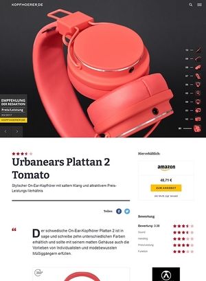 Kopfhoerer.de Urbanears Plattan 2 Kopfhoerer.de Urbanears Plattan 2