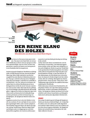 Sticks Schlagwerk Symphonic Woodblocks Sticks Schlagwerk Symphonic Woodblocks