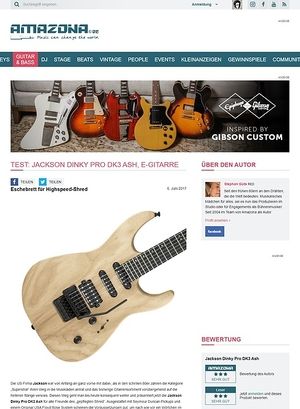 Amazona.de Jackson Dinky Pro DK3 Ash Amazona.de Jackson Dinky Pro DK3 Ash