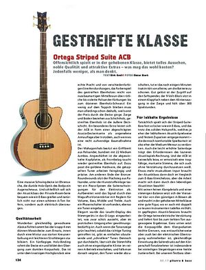 Gitarre & Bass Ortega Striped Suite ACB Gitarre & Bass Ortega Striped Suite ACB