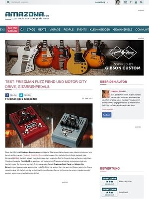 Amazona.de Friedman Fuzz Fiend und Motor City Drive Amazona.de Friedman Fuzz Fiend und Motor City Drive