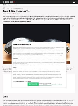Bonedo.de Terre Riddim Handpans Bonedo.de Terre Riddim Handpans