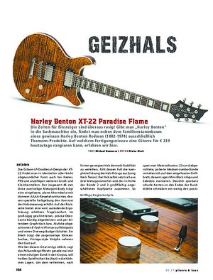 Gitarre & Bass Harley Benton XT-22 Paradise Flame Gitarre & Bass Harley Benton XT-22 Paradise Flame