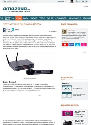 Amazona.de ANT Uno G8 Amazona.de ANT Uno G8