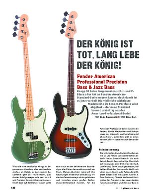 Gitarre & Bass Fender American Professional Precision Bass & Jazz Bass Gitarre & Bass Fender American Professional Precision Bass & Jazz Bass