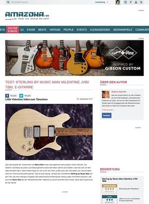Amazona.de Sterling by Music Man Valentine JV60 TBM Amazona.de Sterling by Music Man Valentine JV60 TBM