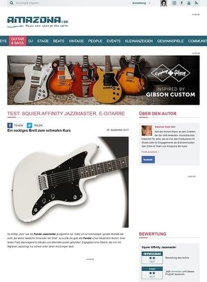 Amazona.de Squier Affinity Jazzmaster Amazona.de Squier Affinity Jazzmaster
