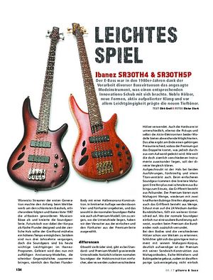 Gitarre & Bass Ibanez SR30TH4 & SR30TH5P Gitarre & Bass Ibanez SR30TH4 & SR30TH5P
