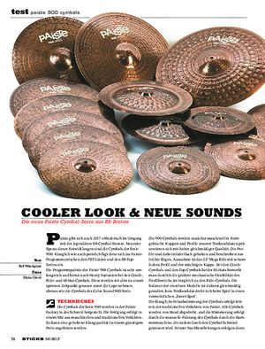 Sticks Paiste 900 Cymbals Sticks Paiste 900 Cymbals