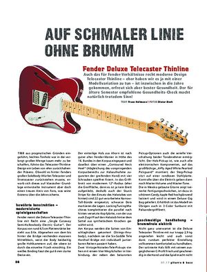 Gitarre & Bass Fender Deluxe Telecaster Thinline Gitarre & Bass Fender Deluxe Telecaster Thinline