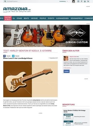 Amazona.de Harley Benton ST-62DLX Amazona.de Harley Benton ST-62DLX