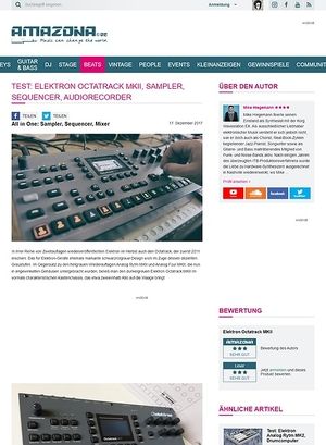 Amazona.de Elektron Octatrack MKII Amazona.de Elektron Octatrack MKII