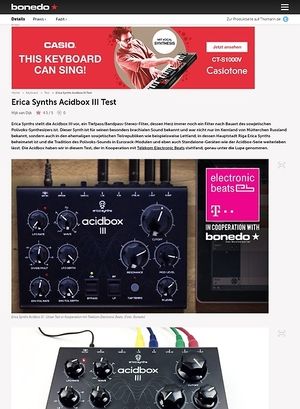 Bonedo.de Erica Synths Acidbox III Bonedo.de Erica Synths Acidbox III