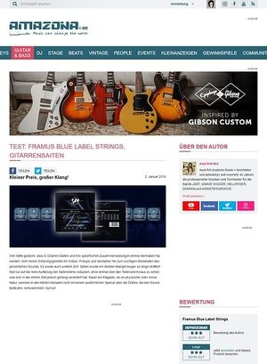 Amazona.de Framus Blue Label Strings Amazona.de Framus Blue Label Strings
