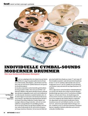 Sticks Meinl Artist Concept Cymbals Sticks Meinl Artist Concept Cymbals