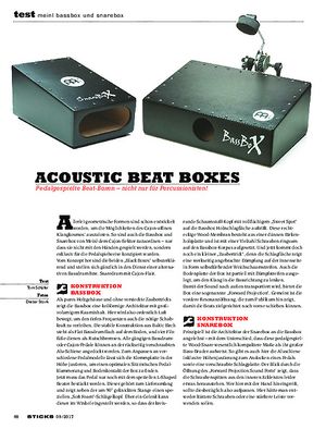 Sticks Meinl Bassbox und Snarebox Sticks Meinl Bassbox und Snarebox
