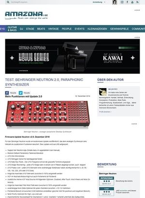 Amazona.de Behringer Neutron Amazona.de Behringer Neutron