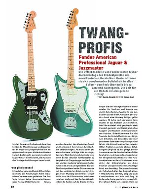 Gitarre & Bass Fender American Professional Jaguar & Jazzmaster Gitarre & Bass Fender American Professional Jaguar & Jazzmaster