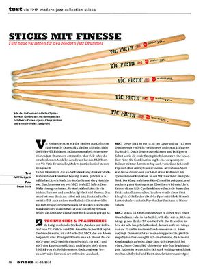 Sticks Vic Firth Modern Jazz Collection Sticks Sticks Vic Firth Modern Jazz Collection Sticks