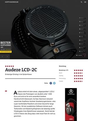 Kopfhoerer.de Audeze LCD-2 Classic Kopfhoerer.de Audeze LCD-2 Classic