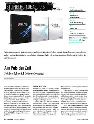 Sound & Recording Steinberg Cubase 9.5 Sound & Recording Steinberg Cubase 9.5