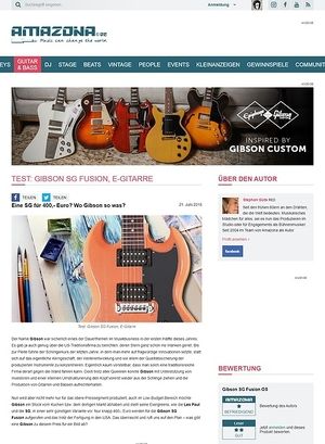 Amazona.de Gibson SG Fusion Amazona.de Gibson SG Fusion
