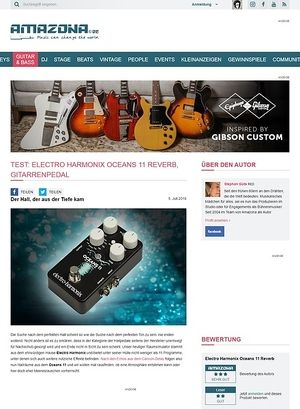 Amazona.de Electro Harmonix Oceans 11 Reverb Amazona.de Electro Harmonix Oceans 11 Reverb
