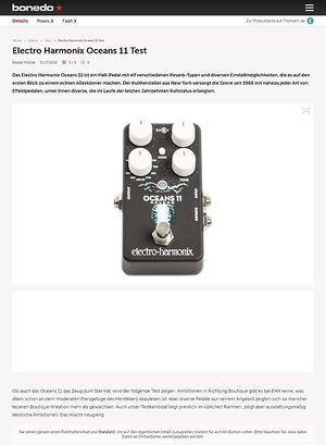 Bonedo.de Electro Harmonix Oceans 11 Bonedo.de Electro Harmonix Oceans 11