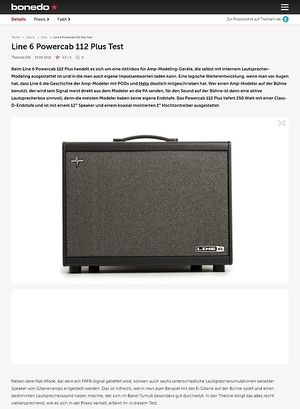 Bonedo.de Line 6 Powercab 112 Plus Bonedo.de Line 6 Powercab 112 Plus