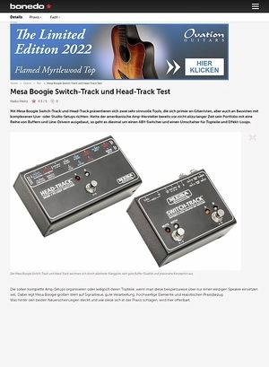 Bonedo.de Mesa Boogie Switch-Track und Head-Track Bonedo.de Mesa Boogie Switch-Track und Head-Track