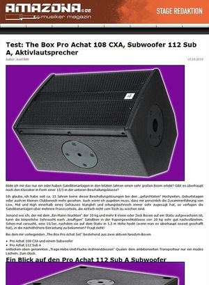 Amazona.de Test: The Box Pro Achat Entertainment Active Set Amazona.de Test: The Box Pro Achat Entertainment Active Set