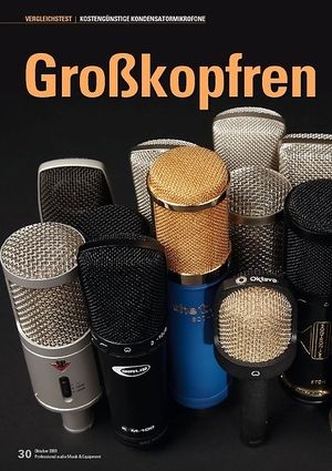 Professional Audio Gro&szlig;kopfrennen: 15 Gro&szlig;membran-Mikrofone