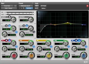 7-Band EQ der Firma Avid