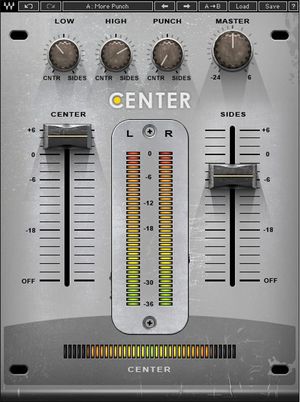 Waves Center - Stereoprozessor-Plug-in Waves Center - Stereoprozessor-Plug-in