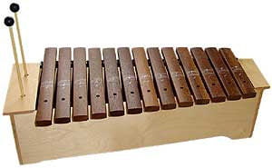 Xylophone in einreihiger Ausführung (13 Klangstäbe)