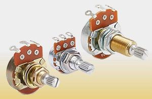 Standard-Poti, Mini-Poti und Long-Shaft-Poti
