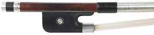 Pernambuco bow with ebony frog & silver lapping